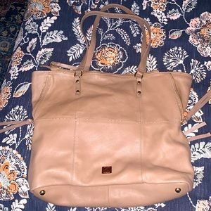 Kooba Taupe Leather Handbag